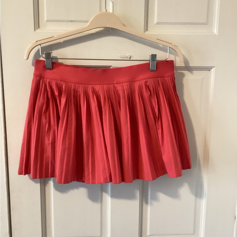 Lululemon Athletica Coral Pleated Skirt